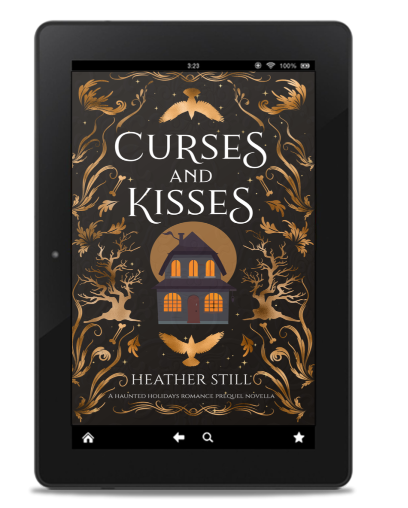 book cover image for Curses and Kisses prequel novella